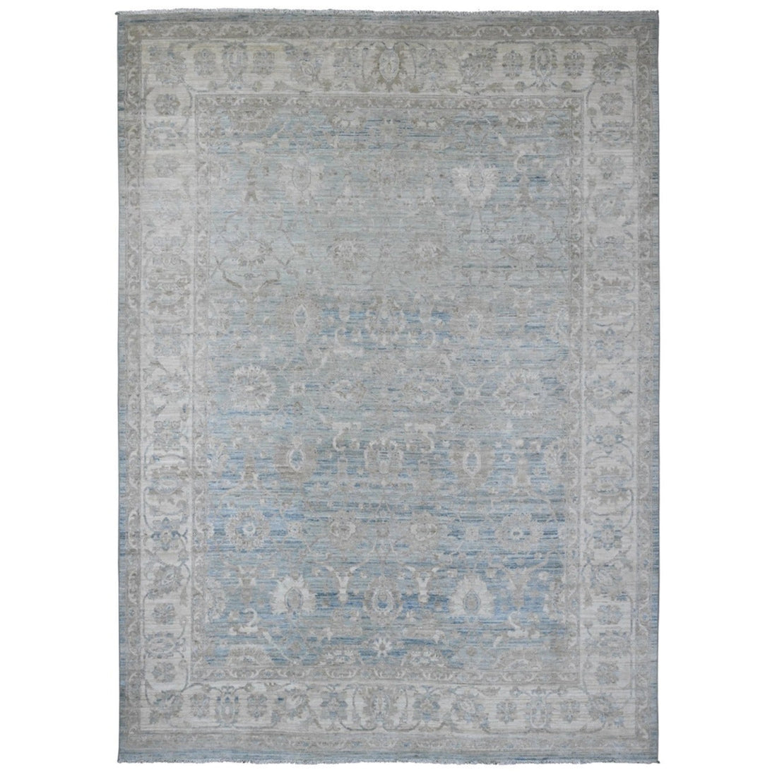 8'8" x 12'0" | Blue Peshawar | Wool | 210000028926