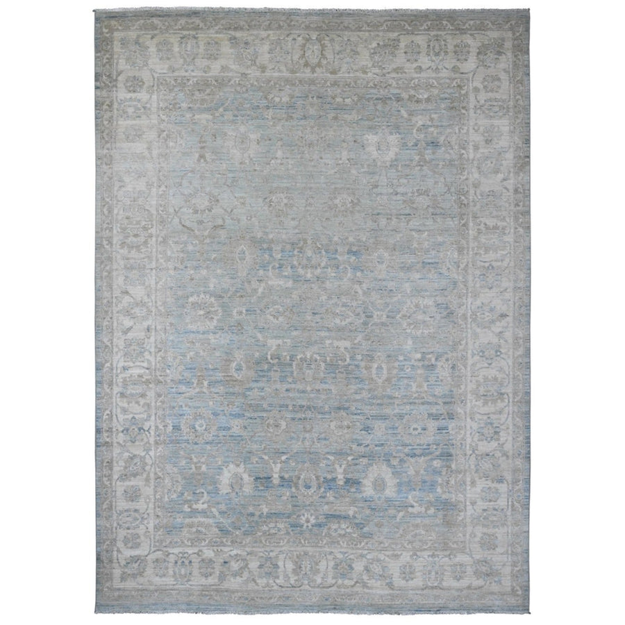 8'8" x 12'0" | Blue Peshawar | Wool | 210000028926