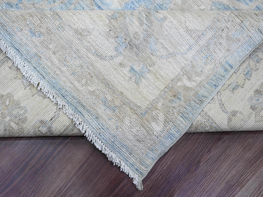 8'8" x 12'0" | Blue Peshawar | Wool | 210000028926