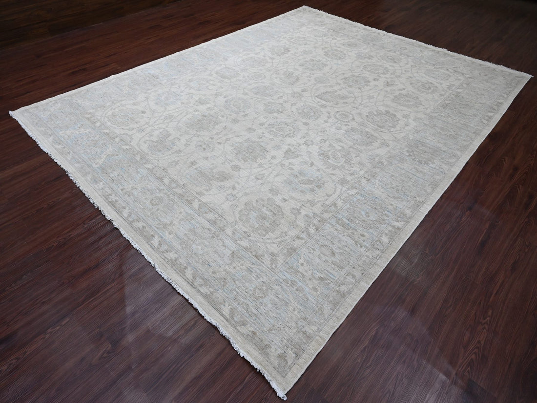 9'2" x 11'10" | White Peshawar | Wool | 210000032108
