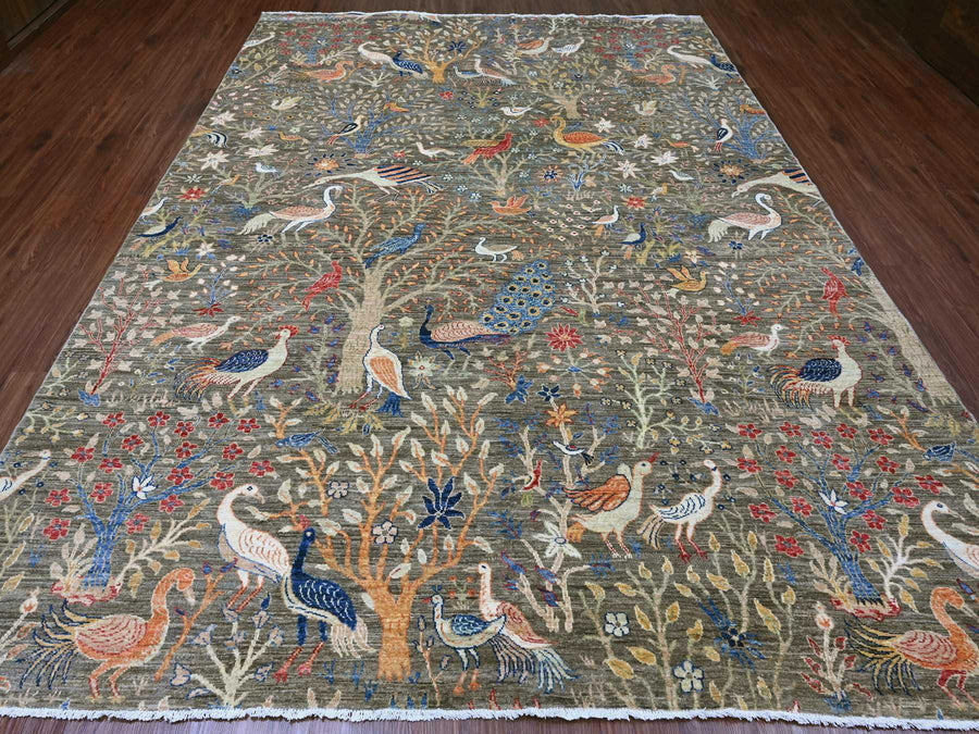 9'0" x 12'0" | Birds of Paradise | Wool | 210000028925