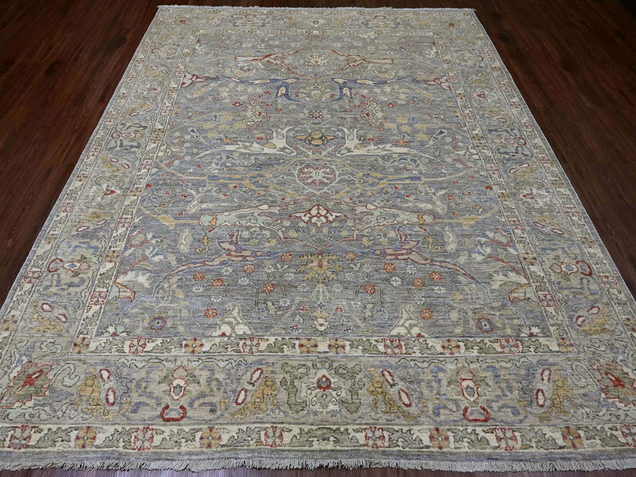 8'0" x 9'7" | Grey Peshawar | Wool | 210000028903