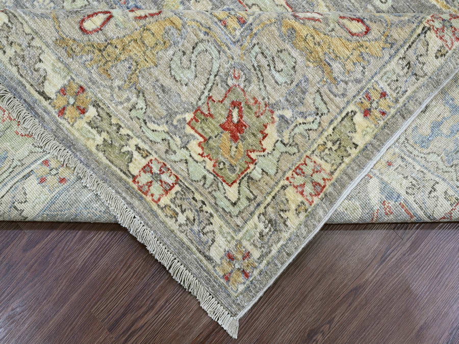 8'0" x 9'7" | Grey Peshawar | Wool | 210000028903