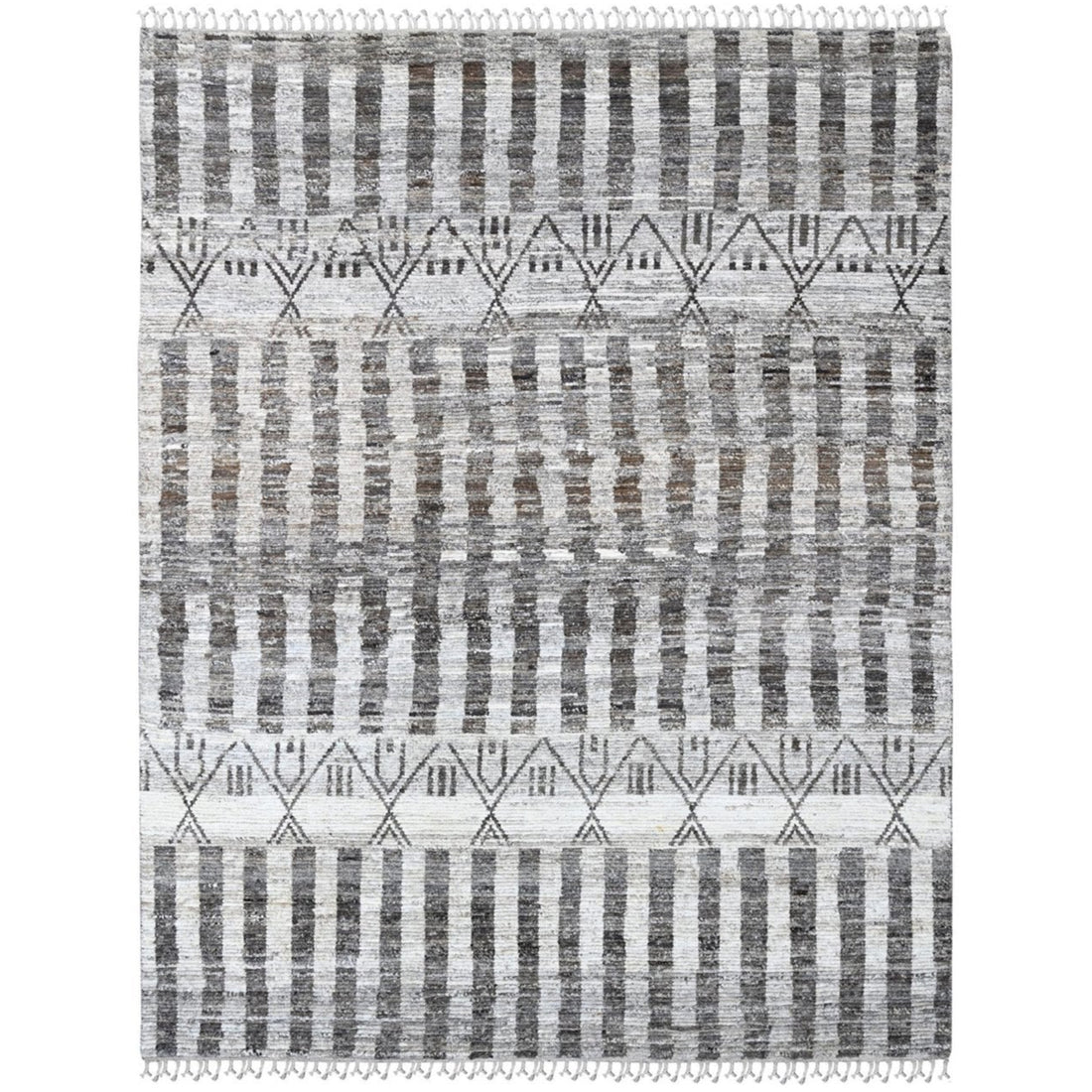 8'0" x 10'3" | Grey Moroccan | Wool | 210000028897