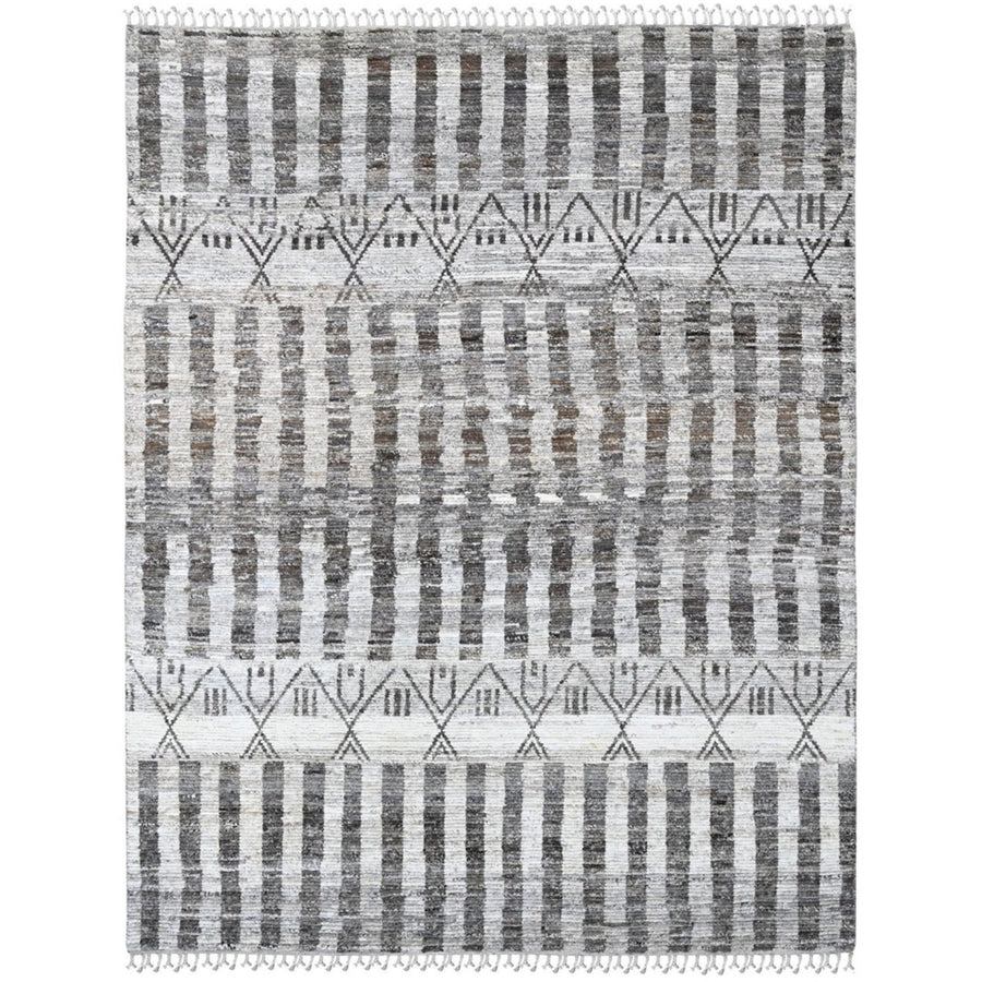 8'0" x 10'3" | Grey Moroccan | Wool | 210000028897