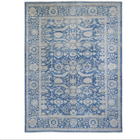 8'9"x11'7" | Blue Peshawar | Wool | 210000031294
