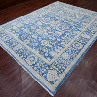 8'9"x11'7" | Blue Peshawar | Wool | 210000031294
