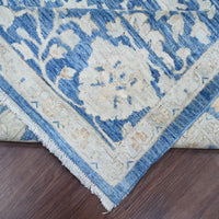 8'9"x11'7" | Blue Peshawar | Wool | 210000031294