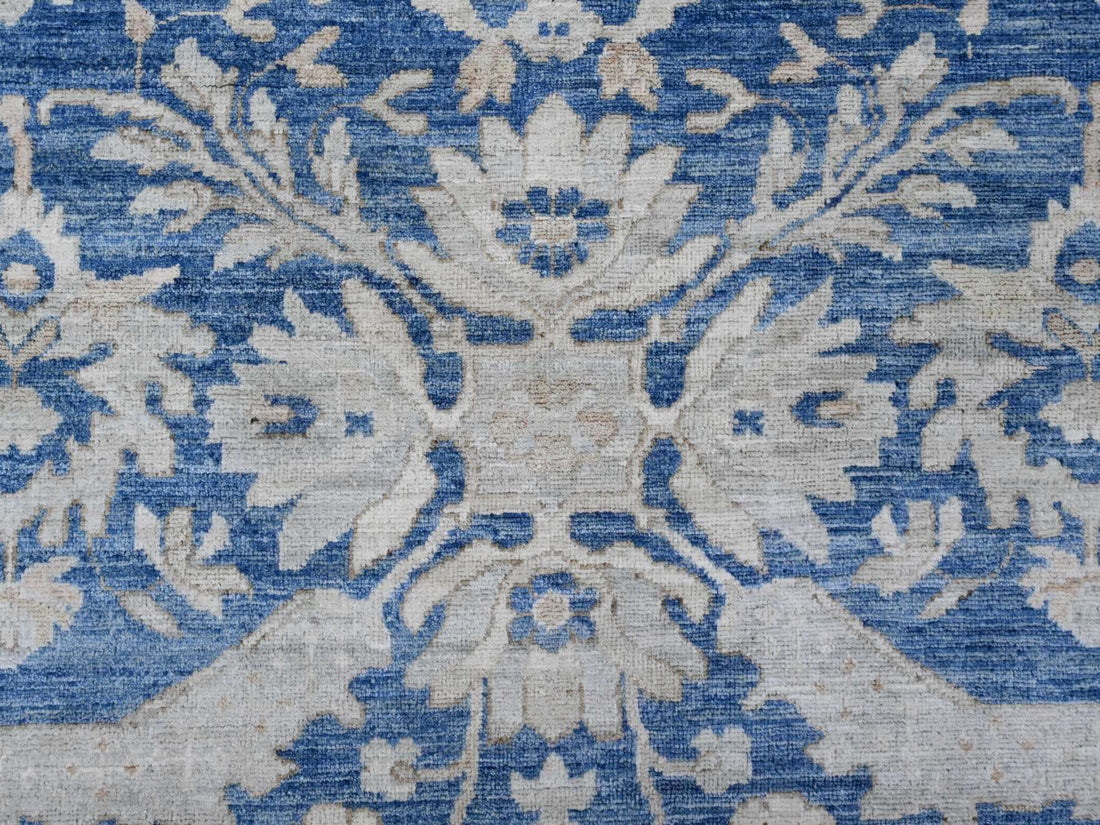 8'9"x11'7" | Blue Peshawar | Wool | 210000031294