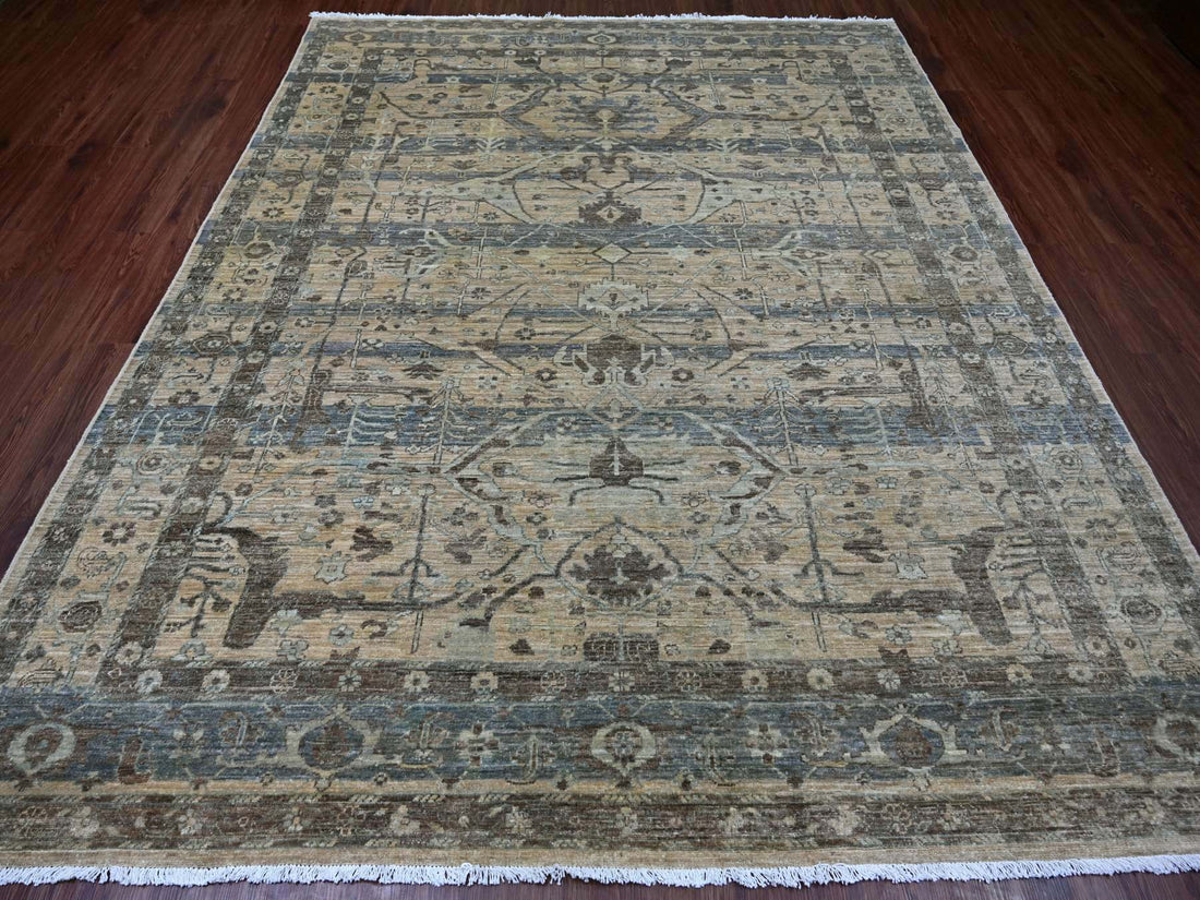 8'2" x 10'1" | Brown Peshawar | Wool | 210000031267