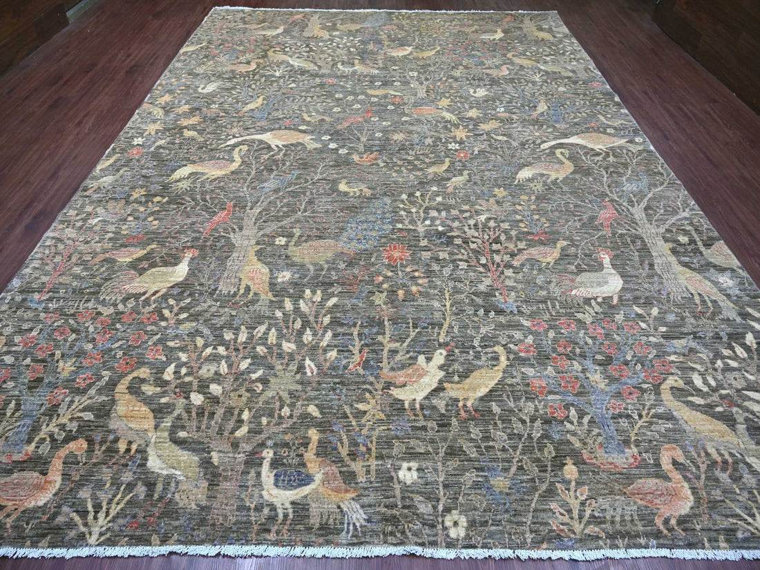10'1"x13'9" | Grey Peshawar | Wool | 210000031285