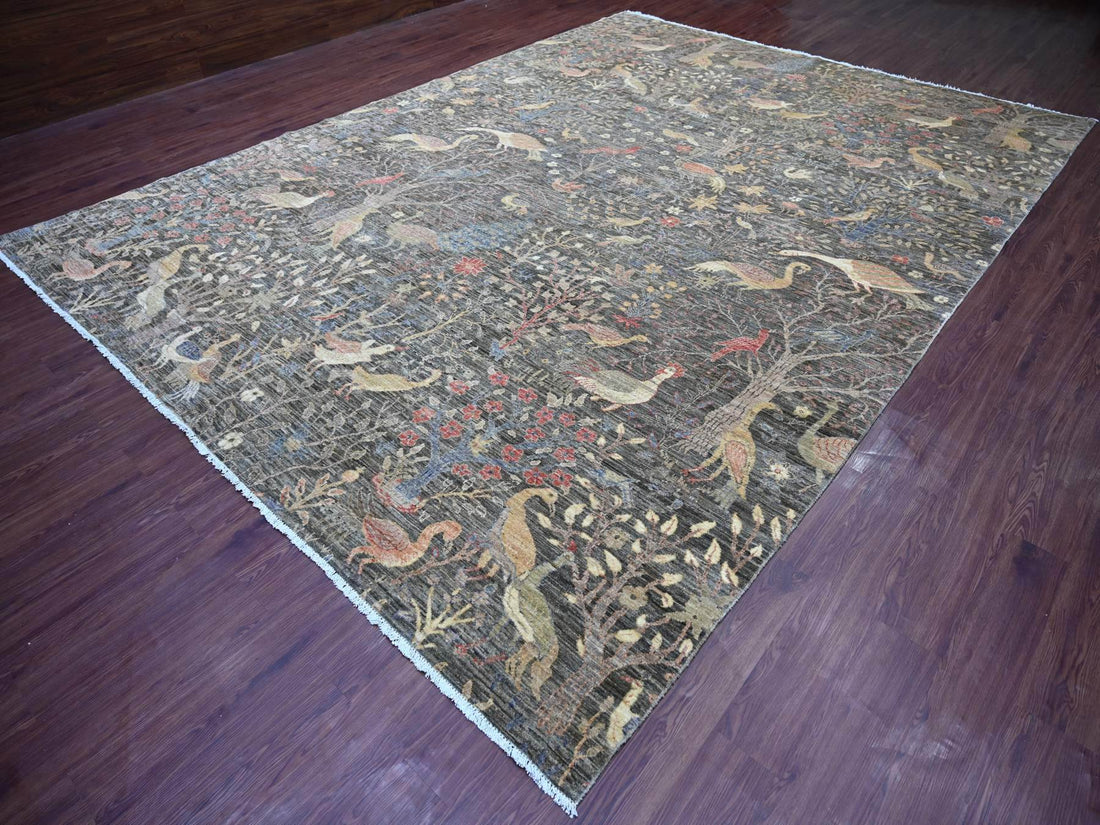 10'1"x13'9" | Grey Peshawar | Wool | 210000031285