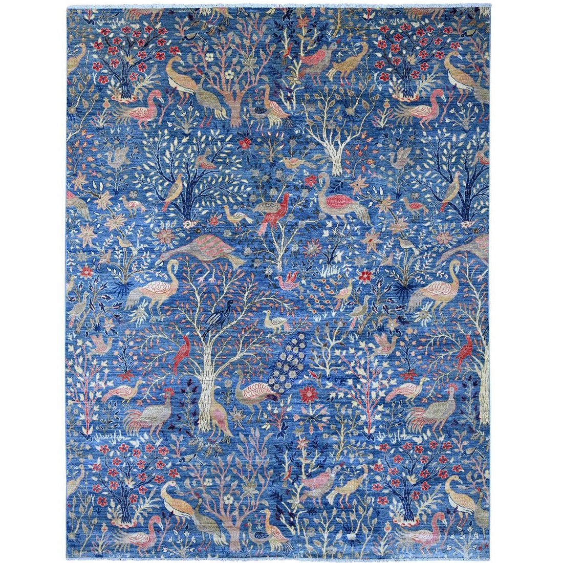 9'0"x11'8" |  Blue Peshawar | Wool | 210000031311