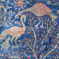 9'0"x11'8" |  Blue Peshawar | Wool | 210000031311