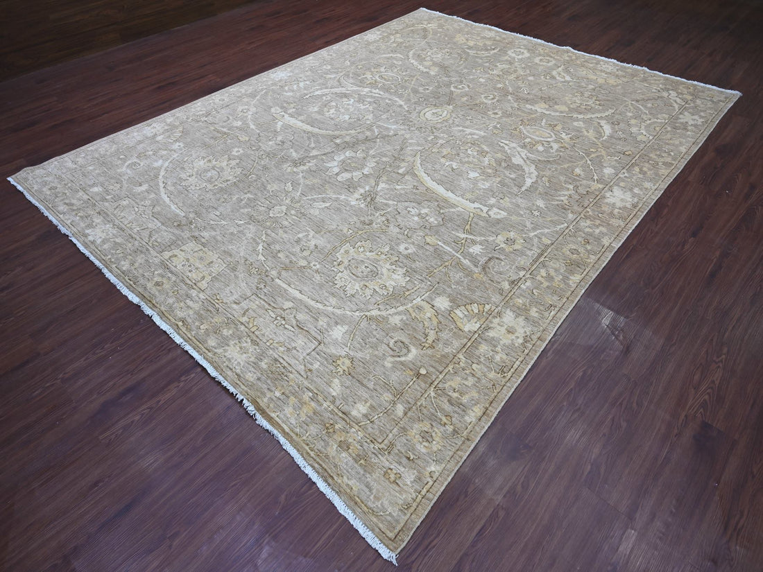 8'10"x11'7" | Brown Peshawar | Wool | 210000031300
