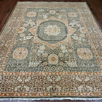 8'3"x9'9" | Brown Mamluk | Wool | 210000031265