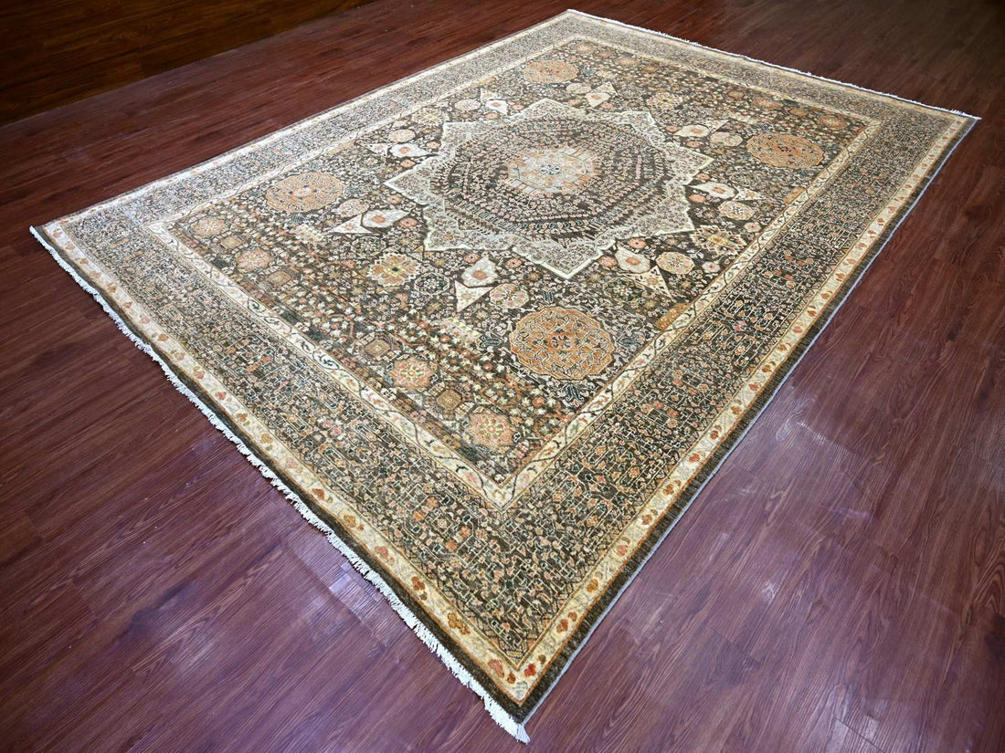 9'0"x12'0" | Grey Mamluk | Wool | 210000031293