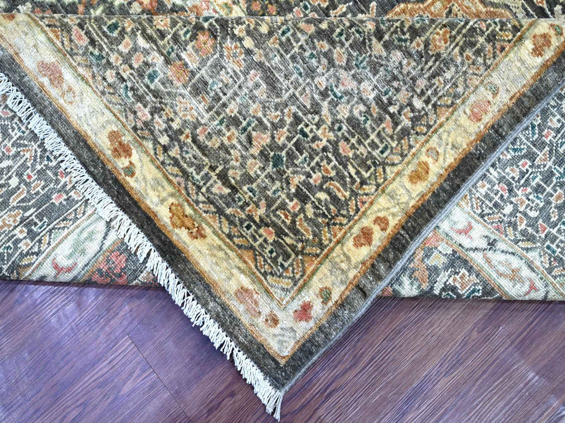 9'0"x12'0" | Grey Mamluk | Wool | 210000031293