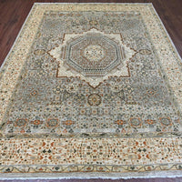 7'10"x9'10" | Grey Mamluk | Wool | 210000031283