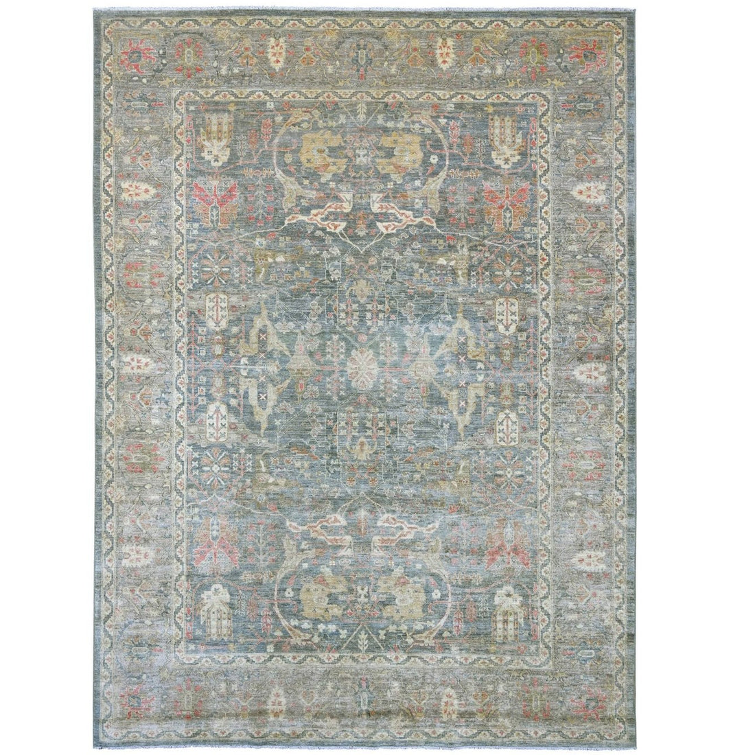 9'0"x12'2" | Gray Peshawar | Wool | 210000031303