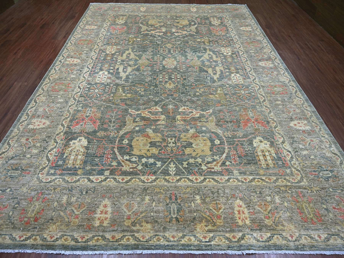 9'0"x12'2" | Gray Peshawar | Wool | 210000031303