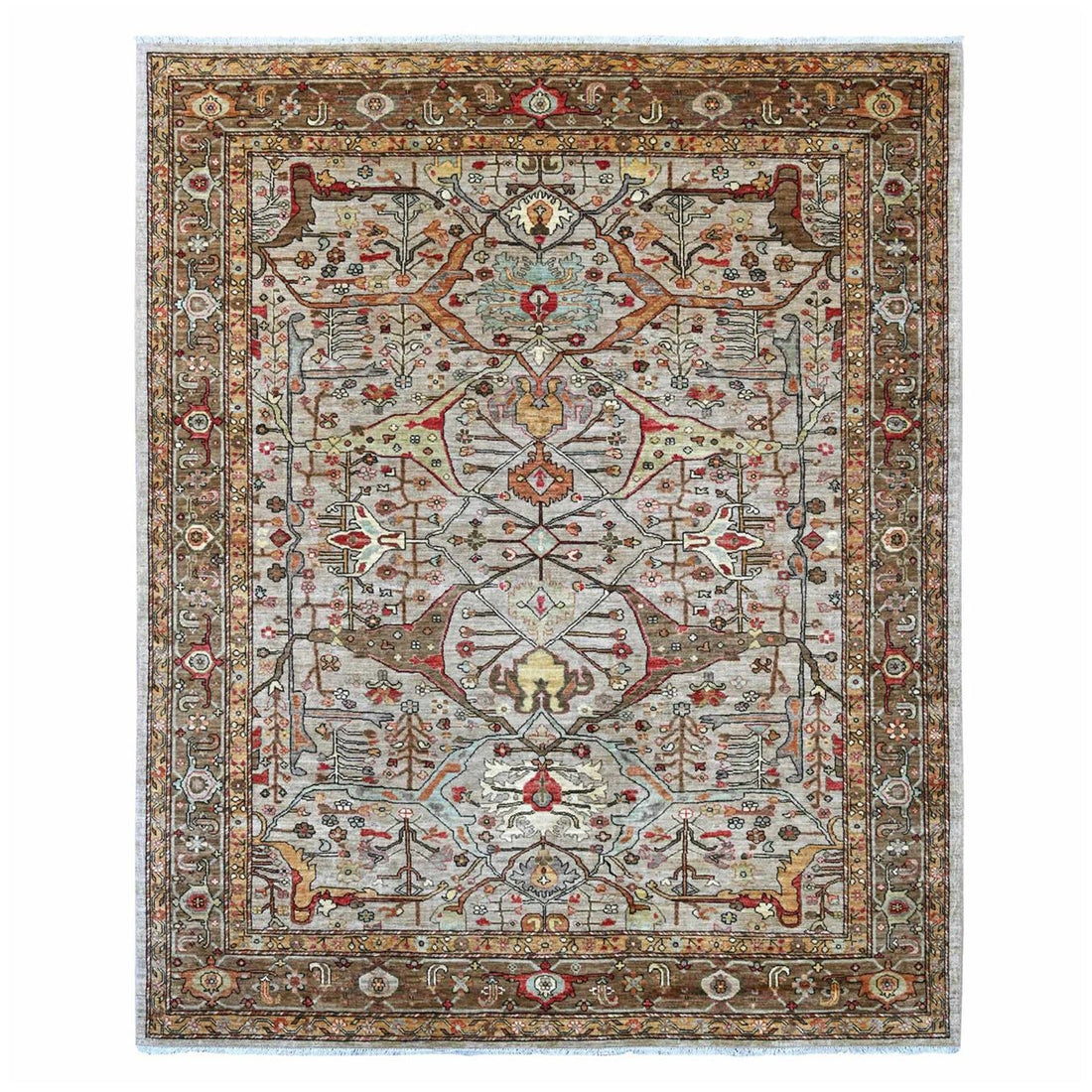 8'0"x9'7" | Grey Peshawar | Wool | 210000031266