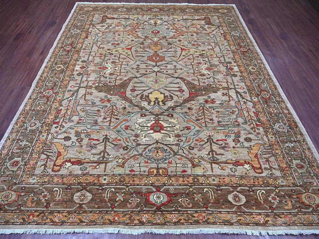 8'0"x9'7" | Grey Peshawar | Wool | 210000031266