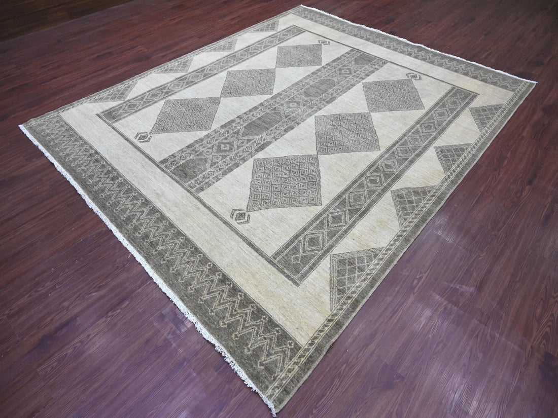 8'0"x9'7" | Ivory Moroccan | Wool | 210000031269