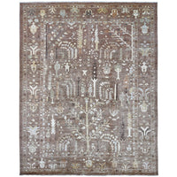 9'6"x11'8" | Brown Oushak | Wool | 210000031296