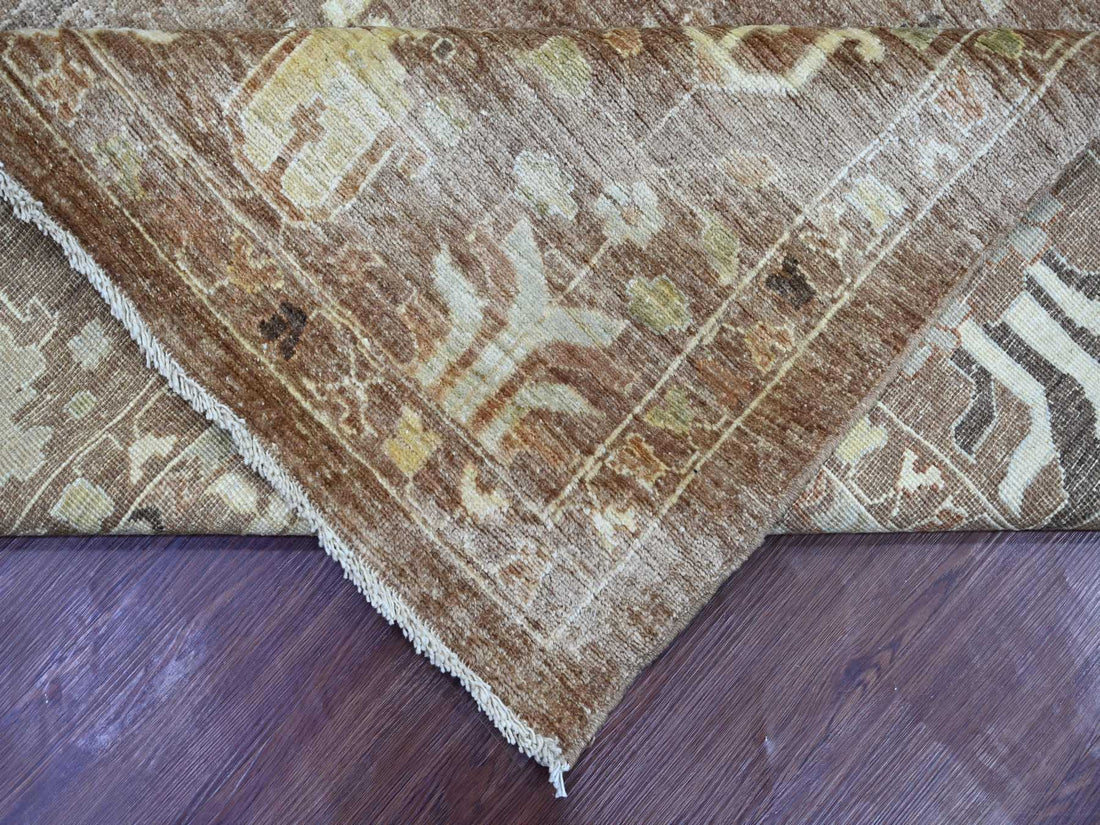 9'6"x11'8" | Brown Oushak | Wool | 210000031296