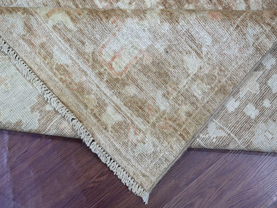 8'0"x9'9" | Brown Oushak | Wool | 210000031281