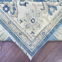 9'0"x11'8" | Blue Geometric | Wool | 210000031306