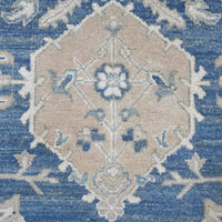 9'0"x11'8" | Blue Geometric | Wool | 210000031306