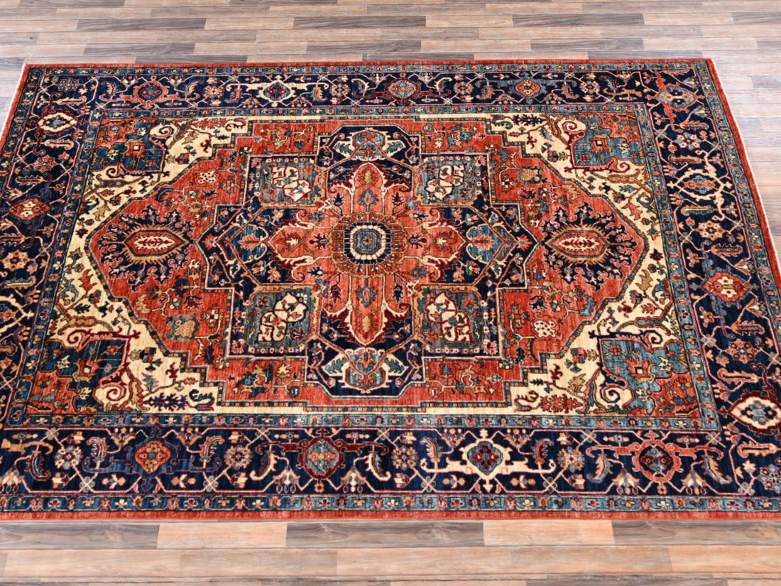 8'0"x9'10" | Orange Heriz | Wool | 210000031272