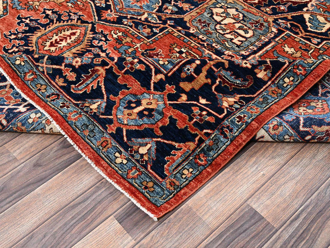 8'0"x9'10" | Orange Heriz | Wool | 210000031272