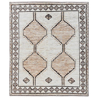 8'4"x10'1" | Cream Moroccan | Wool | 210000031277