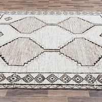 8'4"x10'1" | Cream Moroccan | Wool | 210000031277