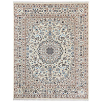 8'0"x10'1" | White Persian | Wool & Silk | 210000031276