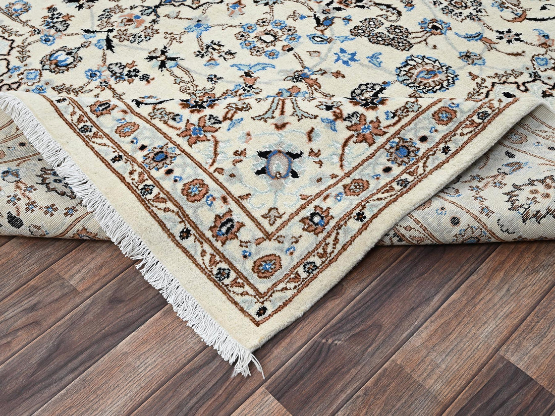 8'0"x10'1" | White Persian | Wool & Silk | 210000031276