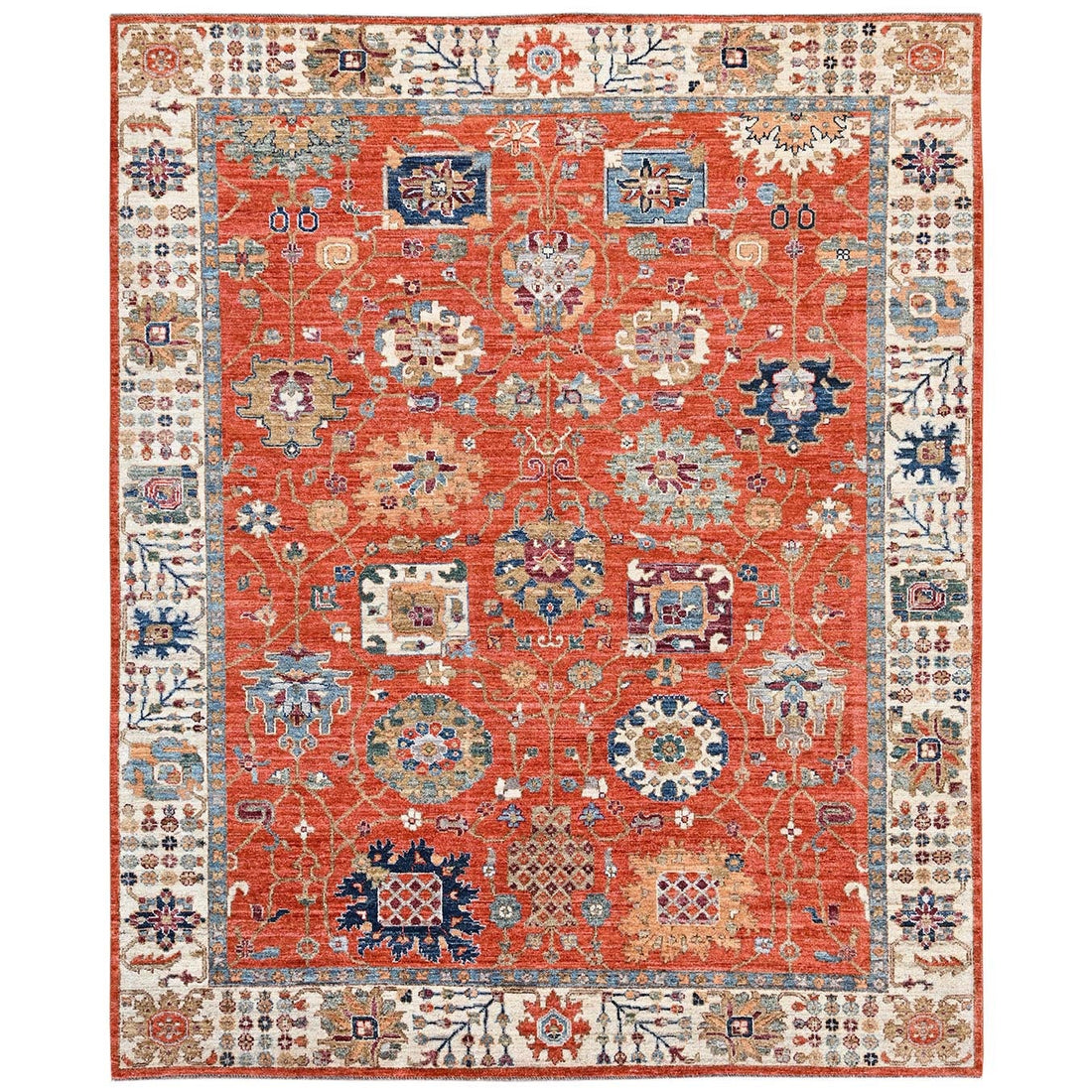 8'1"x10'0" | Orange Persian | Wool | 210000031273