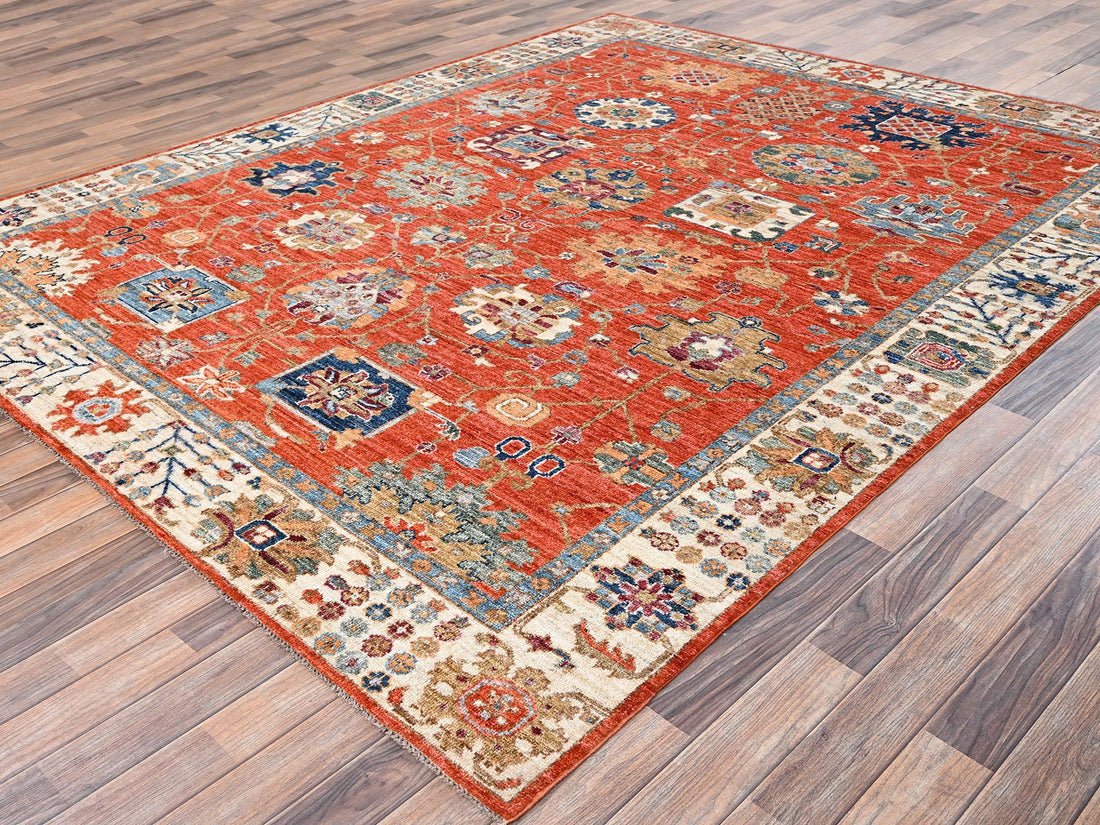 8'1"x10'0" | Orange Persian | Wool | 210000031273