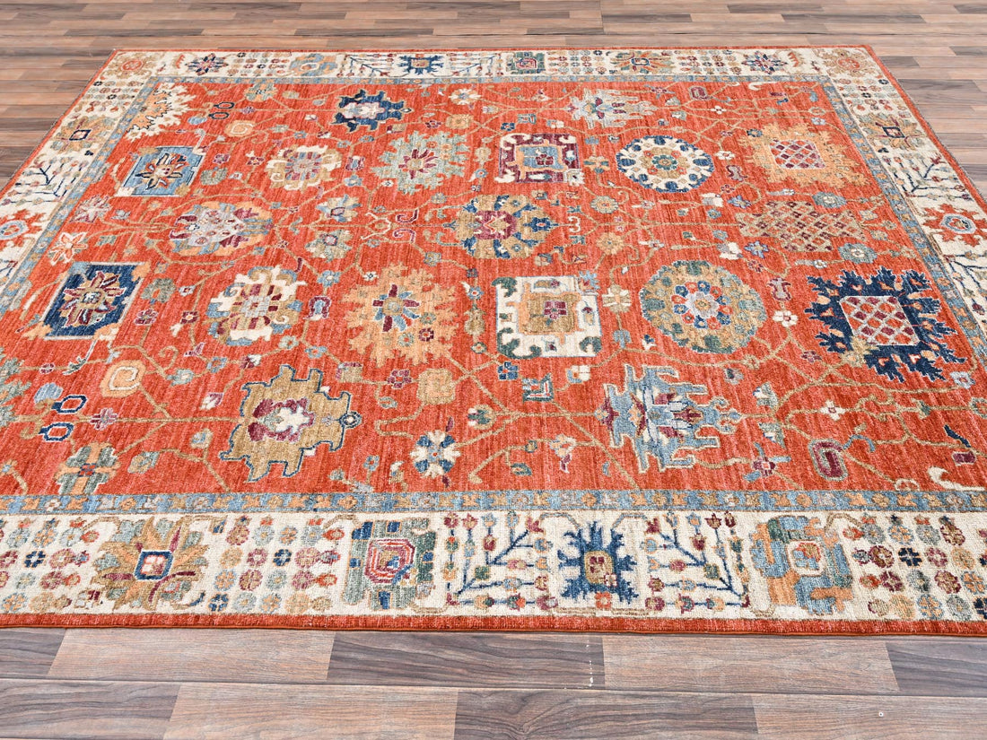 8'1"x10'0" | Orange Persian | Wool | 210000031273