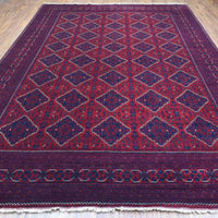 9'8"x13'0" | Red Tribal | Wool | 210000031287
