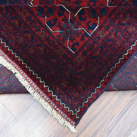 9'8"x13'0" | Red Tribal | Wool | 210000031287