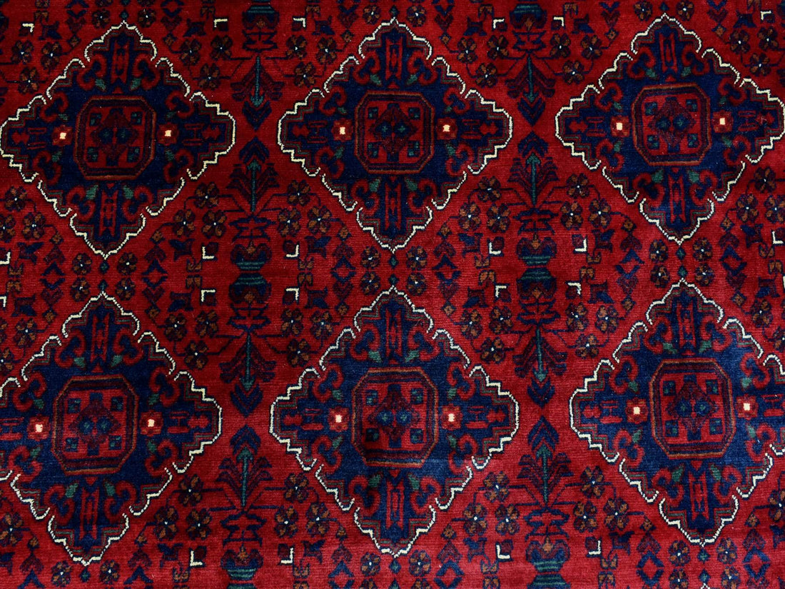 9'8"x13'0" | Red Tribal | Wool | 210000031287