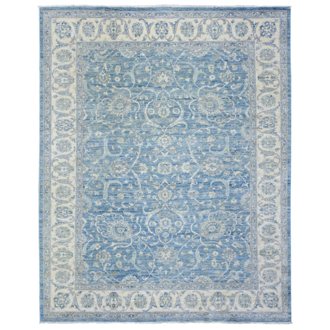 8'0" x 9'9" | Blue Peshawar | Wool | 210000028891