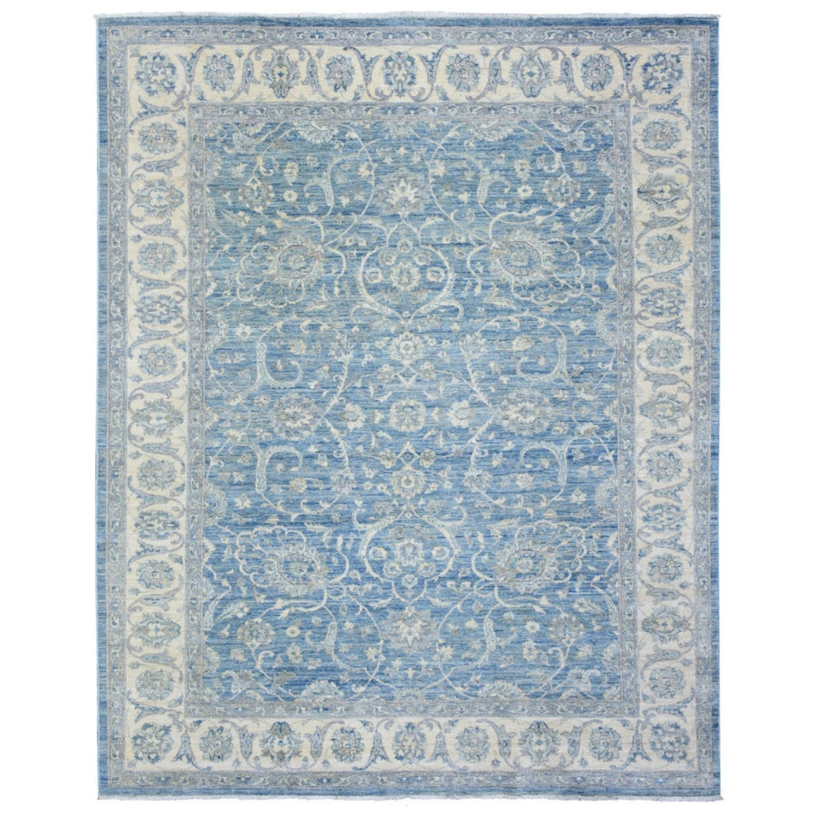8'0" x 9'9" | Blue Peshawar | Wool | 210000028891