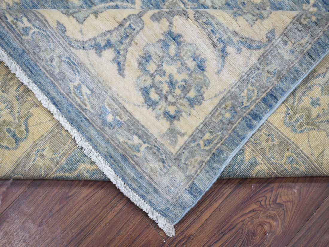 8'0" x 9'9" | Blue Peshawar | Wool | 210000028891