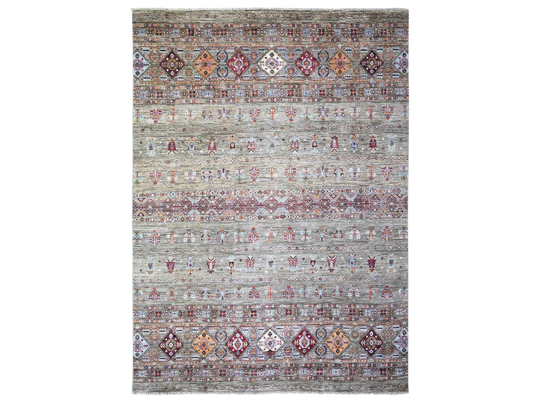 8'6" x 11'8" | Sage Gray Kazak | Wool | 210000026293