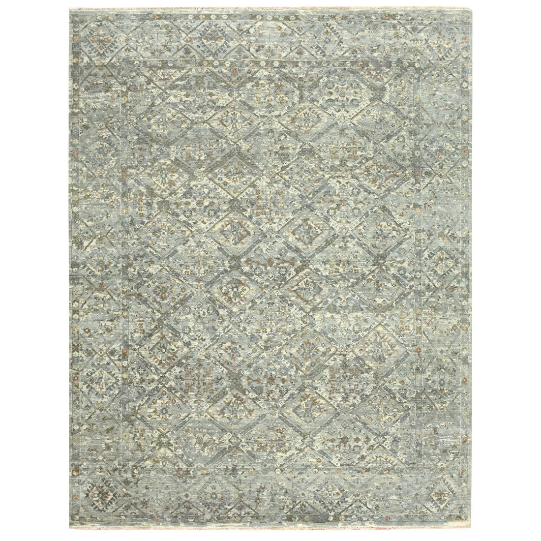 7'9"x10'1" | Grey Erased | Wool | 210000031271